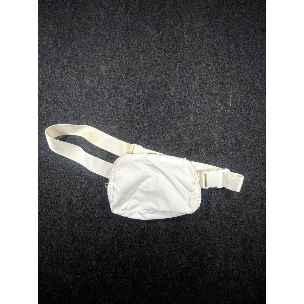 Womens Bag Everywhere Fanny Pack White Zip Inner Pocket Adjustable Waist Belt